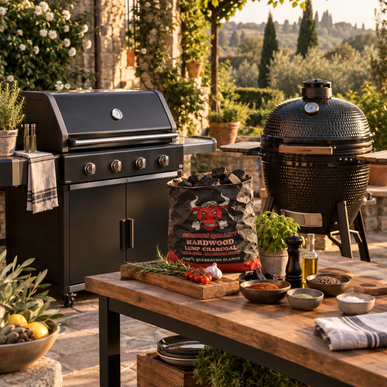 Barbecue, kamado e carbone professionale Torello