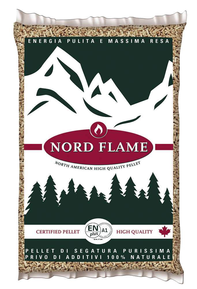 Sacco pellet Nord Flame